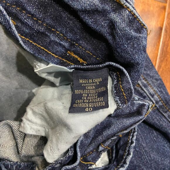 Marithe Francois Girbaud Vtg Baggy Denim Cargo Jeans Shuttle Strap Men's 40 x 35 - Picture 9 of 12